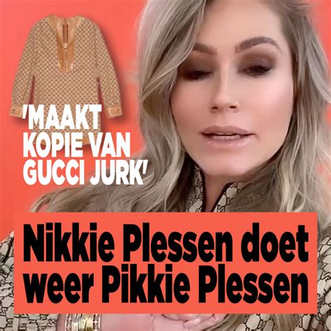 Nikkie Plessen doet weer Pikkie Plessen: maakt kopie van Gucci 